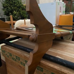 カリモク　姿鏡　おしゃれ♪引き取り限定！の画像