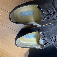 YUKI TORII スエードメンズビジネスシューズの画像