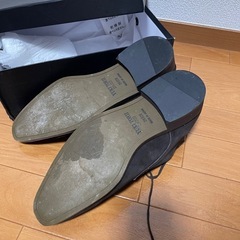 YUKI TORII スエードメンズビジネスシューズの画像