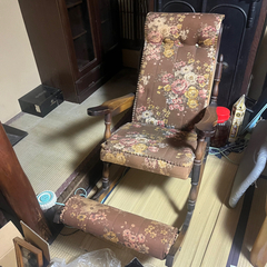 11/16まで TOYOFURNITURE トーヨー ロッキングチェア チェア アンティーク ロッキンチェア 50年以上前 ヴィンテージの画像
