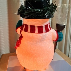 2点セット　雪だるまとクリスマスツリーの画像