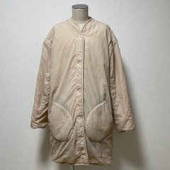 【２回着用】リバーシブルボアブルゾン レディースＬサイズの画像