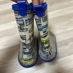 美品　長靴　20センチ　男の子　電車　新幹線の画像