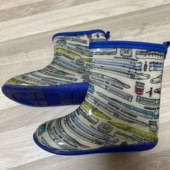 美品　長靴　20センチ　男の子　電車　新幹線の画像