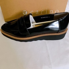 MODE ET JACOMO carino　厚底ローファー　レインシューズ　24の画像