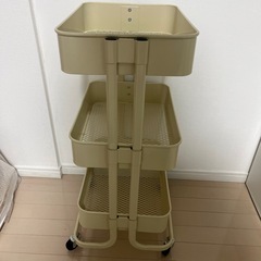 キッチンワゴン キャスター付きの画像