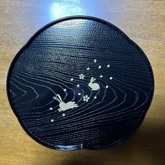 ミニお盆　うさぎ柄　5枚セット　取りに来てくださる方の画像