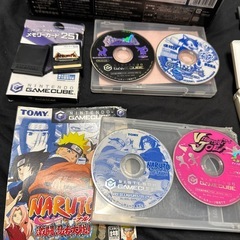 昔のゲーム機とソフトの画像