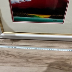 富士山　絵画　額縁付きの画像