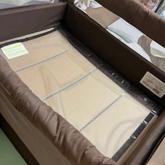 [ミニサイズ]Aprica ココネルエアーABベビーベッド ブラウン 収納袋無しの画像