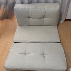 3WAY 2人掛けソファベッド（ピロー2つ付き）の画像