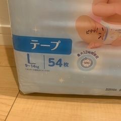 ムーニー　おむつ　テープ　Lサイズ　新品未使用の画像