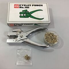 【🍀美品】穴あけパンチセット「EYELET PUNCH No.101」の画像