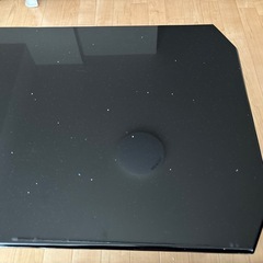 折りたたみローテーブル 黒 Sサイズの画像