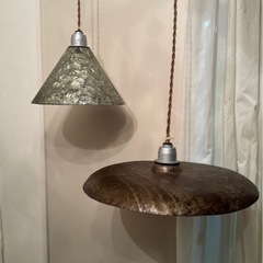 【一点もの】ブリキ製のおしゃれなシーリングライト カフェ風のインテリア・照明の画像