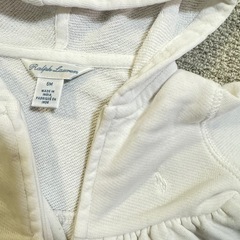 ラルフローレン ベビー服 6month（生後半年頃）ホワイトの画像