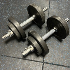 可変式ラバーダンベル20kgセット　IVANKOイヴァンコDB-1アイロテックirotecの画像