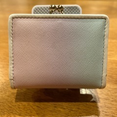 三つ折り財布　女子　子供　ピンク　水色　グラデーション　カードケース　小銭の画像