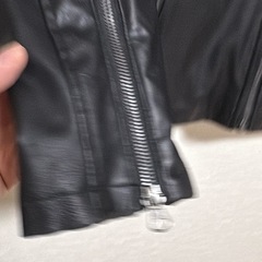 JILL BLAZE シングルライダースジャケット Mサイズ ブラック 合皮 メンズの画像