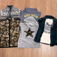 男の子　140センチ冬服14点セットの画像