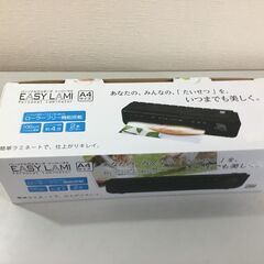 【🍀新品・未使用品】ナカバヤシ パーソナルラミネーター A4 2本ローラー ブラック NEL-101A4Dの画像