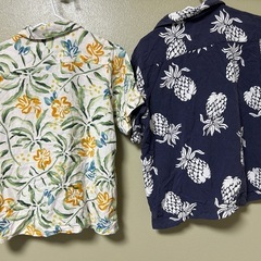 BREEZE 110cm アロハシャツ 2枚セットの画像