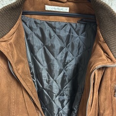 Confirm スエード ボアジャケット Mサイズ ブラウン メンズ の画像