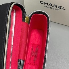 シャネルノベルティCHANEL メイクアップポーチ リップケース小物入れポーチの画像