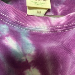 レディースTシャツ タイダイ染め Mの画像