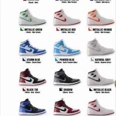  AIR JORDAN1 みにすにーミニスニーカーの画像