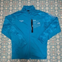 〈DUARIG3点〉 ニットウォームアップスーツ上下セット、撥水トレーニングウェアの画像