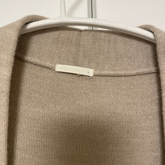 gu ロングカーディガンの画像