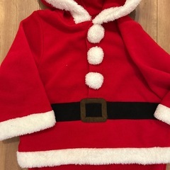サンタ　衣装　ロンパース　クリスマス　仮装　90サイズの画像