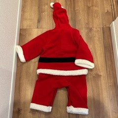 サンタ　衣装　ロンパース　クリスマス　仮装　90サイズの画像