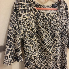 【USED】☆レディース☆ワンピース☆ゼブラ柄☆11号☆の画像