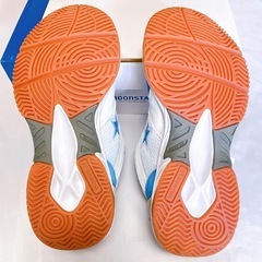 ムーンスター　ブルー　22.5㎝　体育館履き　ガールズ　ボーイズの画像