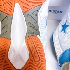 ムーンスター　ブルー　22.5㎝　体育館履き　ガールズ　ボーイズの画像