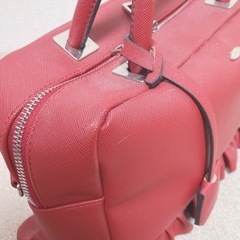 EATME(イートミー)フリルハンドバッグ (レッド)2WAYの画像