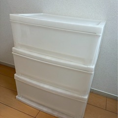 プラスチックチェスト　3段セットの画像