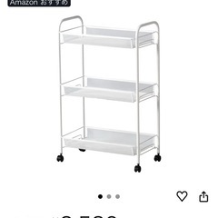 IKEA  HORNAVAN スチールラック3段　白の画像