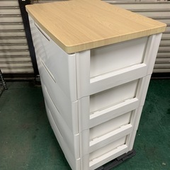 美品　４段収納 天板付き　の画像