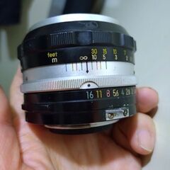 nippon kogaku Nikon NIKKOR-S Auto F1.4 50mm 分解清掃済の画像