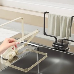 水切りカゴ 吸盤付き + ドレインネット50個の画像