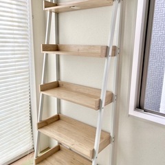 シェルフ ラック 5段 オープンラック 収納棚 ディスプレイラック スチールラック 棚 収納 木製ラック 木製 スチール リビング おしゃれ 北欧 本棚 キッチン収納 シンプル 省スペース 新生活 マーキュリー5段の画像