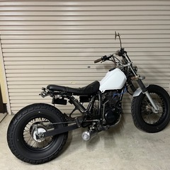 YAMAHA TW200 ロンスイ キック始動 DG07J customの画像