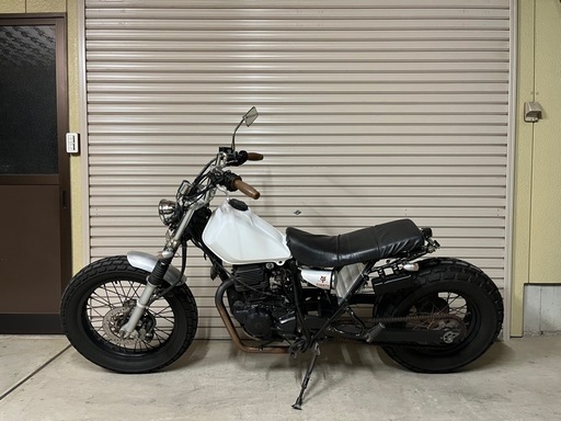 YAMAHA TW200 ロンスイ キック始動 DG07J custom