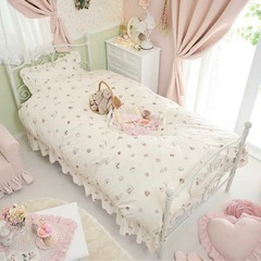 スイーツ柄シングルカバー3点セットの画像