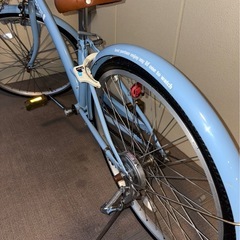 【24インチ】子供用自転車 水色🩵の画像
