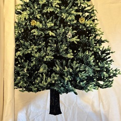 壁に貼るクリスマスツリー　ライト付き　の画像
