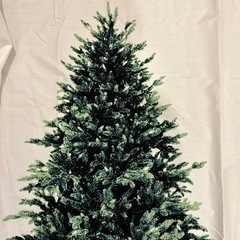壁に貼るクリスマスツリー　ライト付き　の画像